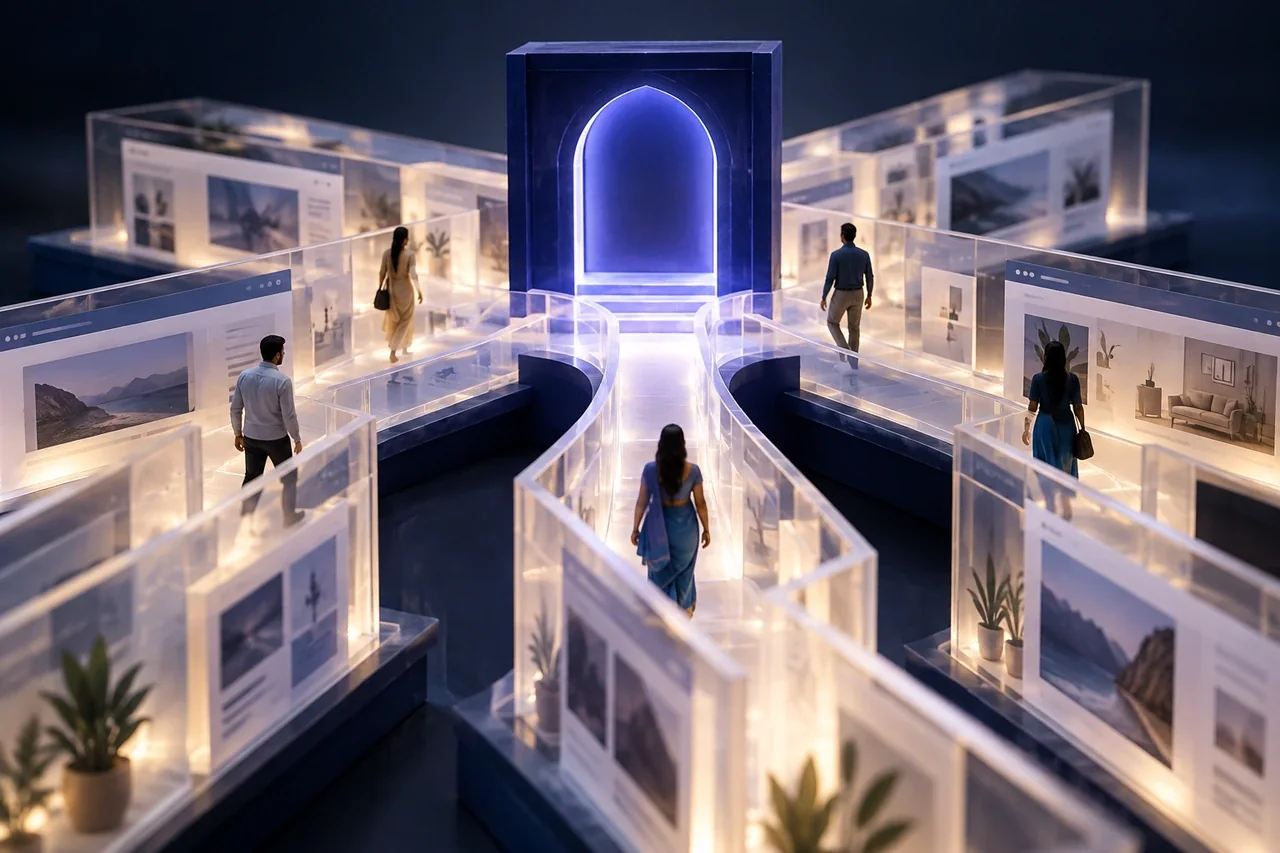 AI-inspired conceptual illustration for Canonical Tags: A Practical Audit for Small Business Websites